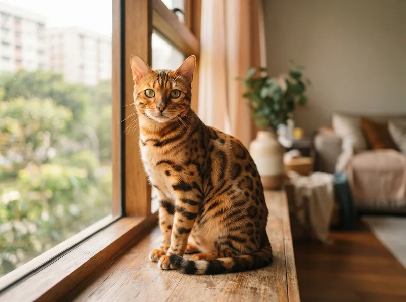 A Bengal cat