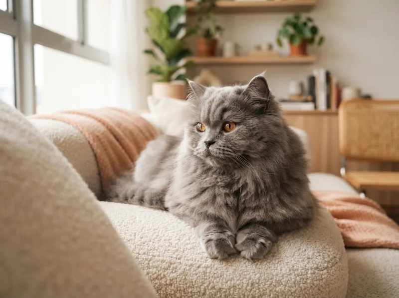 A British Longhair cat
