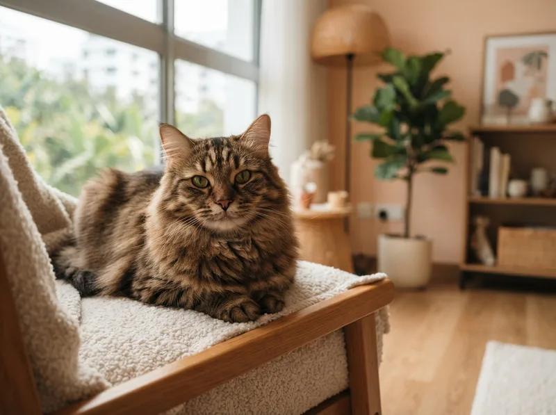 A Siberian cat