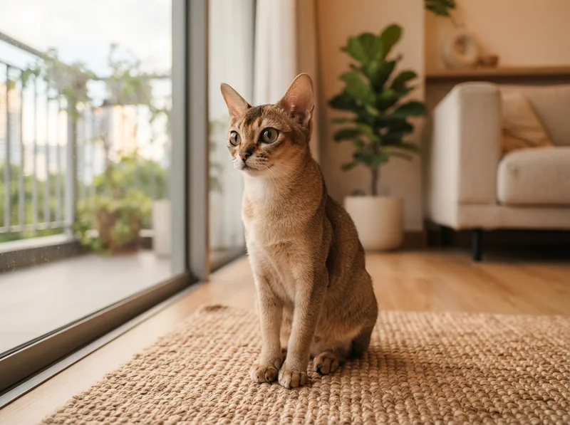 A Singapura cat