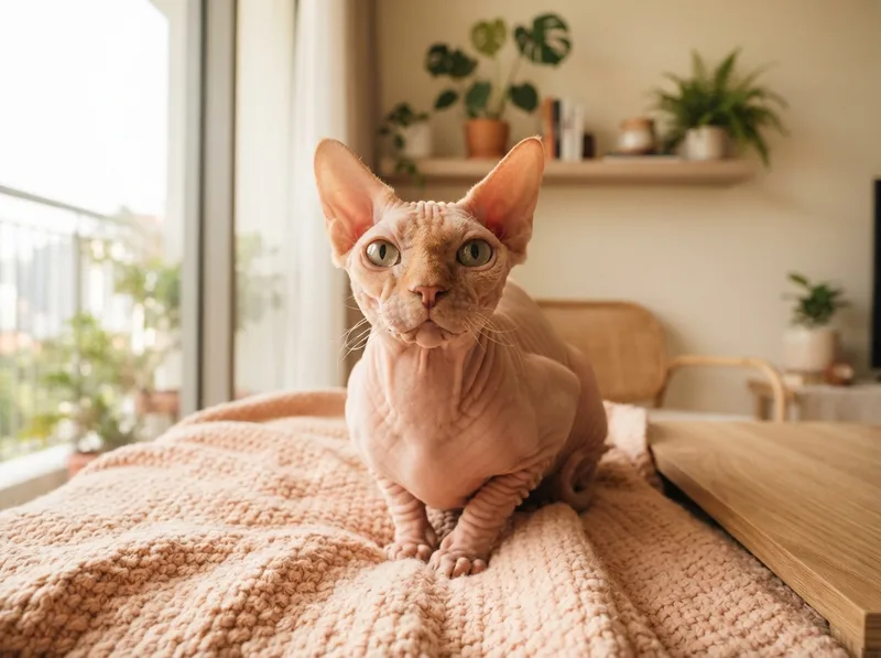 A Sphynx cat